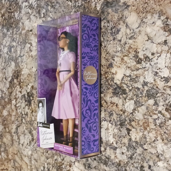 Katherine Johnson Barbie Inspiring Woman Series NIB - Picture 6 of 12